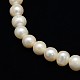 Natural Cultured Freshwater Pearl Beads Strands X-PEAR-L001-F-07-2