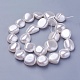 Shell Pearl Beads Strands BSHE-P030-02E-1