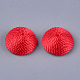 Polyester Thread Fabric Cabochons WOVE-T008-02A-01-2