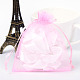 Rectangle Organza Bags with Glitter Sequins OP-R020-10x12-08-1