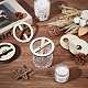 16 шт. 4 фанерных держателя для фитилей свечей WOOD-BC0001-14-5
