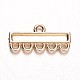 Cadmium Free & Nickel Free & Lead Free Alloy Rectangle Chandelier Component Links PALLOY-J689-02G-NR-2