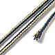 Плетеный шнур из двухцветного полиэстера длиной 14 м. OCOR-G015-02A-24-1