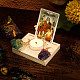 Gorgecraft supporto per carte dei tarocchi in legno intagliato portacandele luna con fiori motivo a stella 10x8x1.5 cm rettangolo a forma di altare espositore supporto per streghe strumenti di divinazione tarocchi decorazioni forniture wiccan DIY-WH0354-005-5