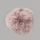 Colgantes cubiertos de bola de pompón de piel de conejo de imitación hecha a mano WOVE-F020-A16-1