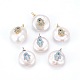 Colgantes naturales de perlas cultivadas de agua dulce PEAR-F008-56-1