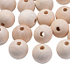Perle di legno non finite naturali WOOD-Q008-20mm-LF-1
