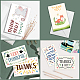 Superdant gracias tarjetas temáticas DIY-SD0001-04-4