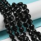 Brins de perles d'onyx noir naturel (teints et chauffés) G-K351-A02-01-2