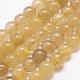 Chapelets de perles en quartz rutiles d'or naturel G-F514-01-8mm-1