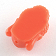 Perline di corallo tinto Buddha head sintetico CORA-R011-16-3