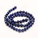 Chapelets de perles en lapis-lazuli naturel G-F523-08-6mm-2