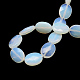 Sfaccettato ovale perline Opalite fili G-R303-11-2