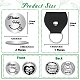Creatcabin kit per la creazione di portachiavi per strumenti musicali souvenir DIY-CN0002-18D-2