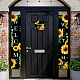 Polyester-Hängeschild für die Veranda-Dekoration der Haustür im Home Office HJEW-WH0023-012-4
