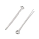 Rhodium Plated 925 Sterling Silver Eye Pins STER-M117-04A-P-2