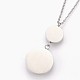 304 Stainless Steel Pendant Necklaces NJEW-E125-04-P-3