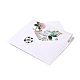 Papier rectangle cartes de vœux DIY-C025-02-3