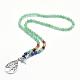 Tibetan Style Alloy Pendant Necklaces NJEW-F170-A01-1