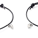 Ensembles de bracelets à breloques en alliage magnétique pour la Saint-Valentin BJEW-JB06415-02-9