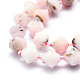 Chapelets de perles en opale rose naturelle G-E569-C18-3