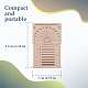 Прямоугольные деревянные вязальные спицы PW-WG46382-01-1