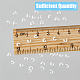 HOBBIESAY 400Pcs Brass Crimp Beads Covers UNKW-HY0002-73-3