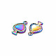 Ciondoli in lega color arcobaleno con placcatura a cremagliera PALLOY-S180-373-3