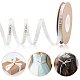 CRASPIRE Wedding Sash Bridal Belts White Polyester Ribbons 45 Yards 41m/Roll Simple Classic Silk Ribbon Sash for Dress Gift Wrapping Crafts Party Favor Shower Invitation Accessories OCOR-WH0073-32-6