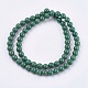 Chapelets de perles en jade Mashan naturel G-H1626-6MM-M-2