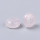 Natürlichen Rosenquarz europäischen Perlen G-Q503-18-2