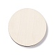 Плоские круглые деревянные лотки для браслетов BDIS-G010-01B-2