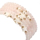 Set di braccialetti elasticizzati con perline e perline miste a forma di stella di perle e perle sintetiche e naturali da 5 stili BJEW-JB09495-7
