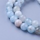 Chapelets de perles en aigue-marine naturelle G-G785-05B-3