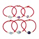 Bracelets réglables avec cordon en nylon BJEW-Z002-01G-1