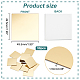 Ph pandahall 50 pz adesivi per specchio acrilico dorato DIY-PH0013-22-2