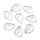 Cabujones de cristal de lágrima transparente GGLA-R024-14x10-4