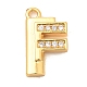 Латунные микро проложить кубического циркония подвески KK-C117-12G-F-1
