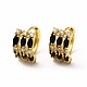 Rack Plating Brass Micro Pave Cubic Zirconia Leverback Earrings EJEW-H093-01B-G-1