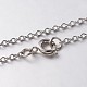 316 Surgical Stainless Steel Cable Chain Necklaces NJEW-JN01047-03-2