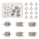 6 Sets 3 Style Alloy Box Clasps FIND-TA0001-54-1