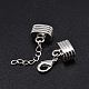 Zinc Alloy Ends with Iron Chains PALLOY-N0091-02S-3