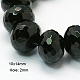 Natural Black Onyx Beads Strands G-E039-FA-14X10mm-1
