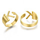 (vendita di fabbrica di feste di gioielli) anelli per polsini in lega RJEW-S038-195K-G-NR-1