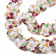 Chapelets de perles vernissées manuelles LAMP-N021-015A-09-3