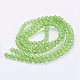 Crackle Glass Beads Strands X-CCG-Q001-6mm-11-2