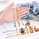 CHGCRAFT Paperclip Chain Bracelets Sets BJEW-CA0001-03-3