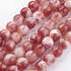 Chapelets de perles en jade persan naturel G-J356-18-10mm-1