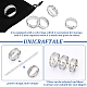 UNICRAFTALE 18Pcs Blank Ring 3 Sizes Stainless Steel Grooved Ring Round Empty Ring for Inlay Ring Jewelry Making Gift Stainless Steel Color STAS-UN0042-68-5
