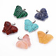 Natural & Synthetic Mixed Gemstone Pendants G-T122-43-1